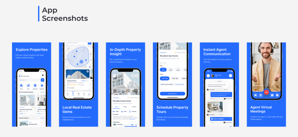 Real Estate App UI Kit [ 50+ Screens] Figma » Insight Lancer