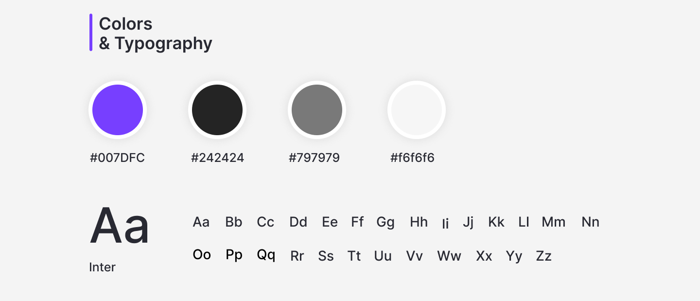 car parking app ui design color palette