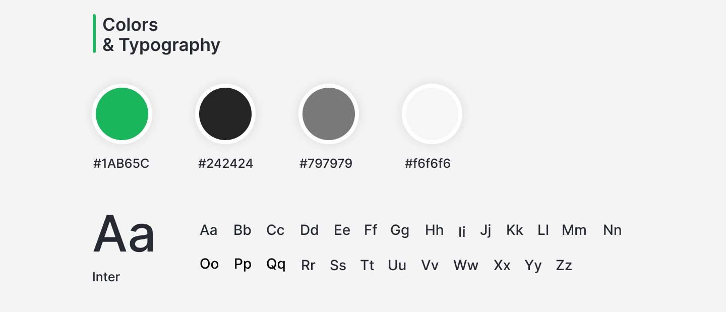 coworking space booking app color palette