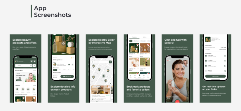 Beauty And Cosmetic Products Mobile App UI Kit [65+ Screens] Figma ...