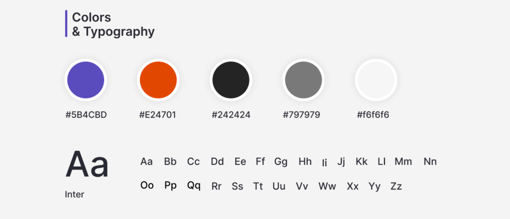 restaurant reservation app ui design color palette