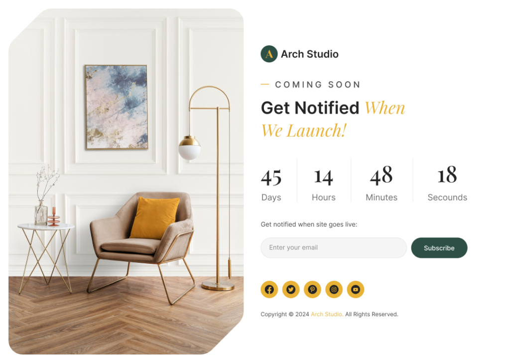 Architecture and Interior Design Website UI UX Figma design [15+ Pages ...