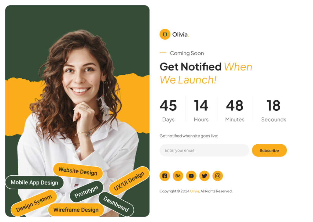 Personal Portfolio Website Figma UI UX Design Template [13 Pages ...